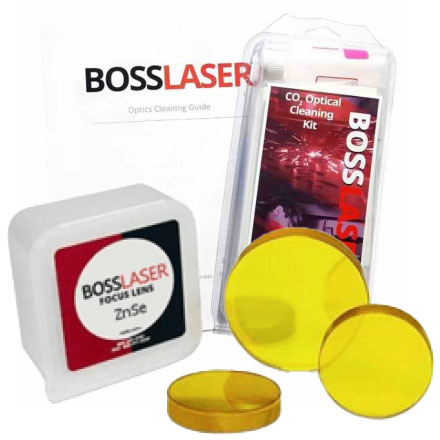 Lenses and optics for CO2 laser cutters and engravers